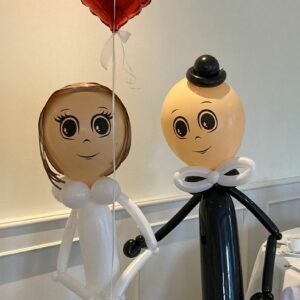 Ballon-Brautpaar